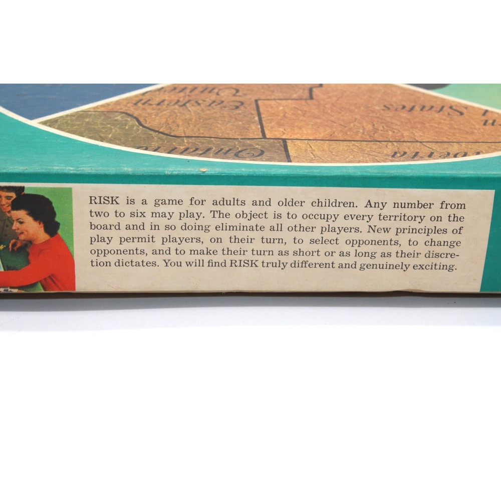 Vintage RISK Continental Board Game 1968 by Parker Brothers (no instructions) - Picture 9 of 11